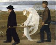 Hugo Simberg The Wounded Angel from 1903, oil painting on canvas